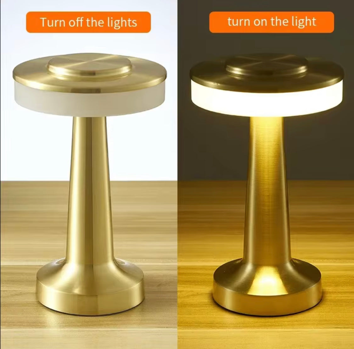 LED Table Lamp, Touch Sensor Desktop Night Lamp, Wireless Bedroom Decor Light, Rechargeable Reading Lamp LED Table Lamp, Touch Sensor Desktop Night Lamp, Wireless Bedroom Decor Light, Rechargeable Reading Lamp